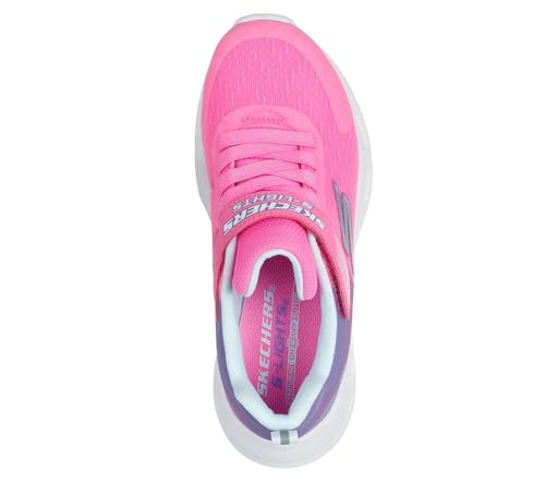 Kids Light Up Sneakers with Hook and Loop Strap and Cushioned Midsole