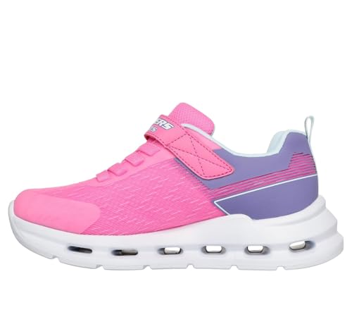 Kids Light Up Sneakers with Hook and Loop Strap and Cushioned Midsole