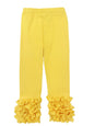 Bow Dream Baby Toddler and Little Girls Ruffle Leggings
