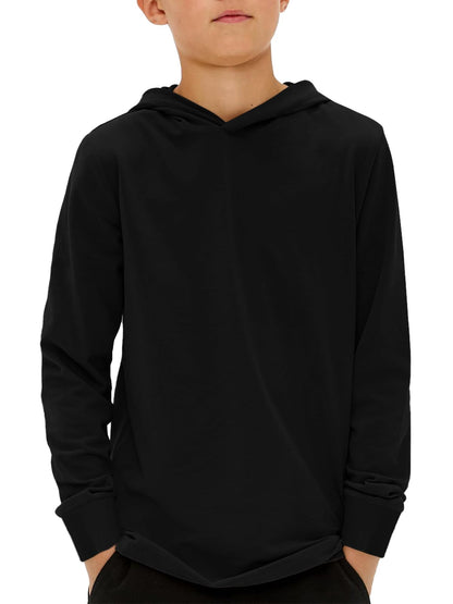 Haloumoning Boys Fashion Hoodies Kids Long Sleeve Hooded Sweatshirts 5-14 Years