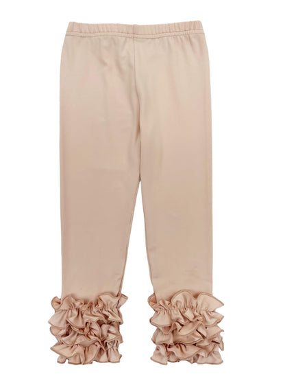 Bow Dream Baby Toddler and Little Girls Ruffle Leggings