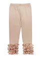 Bow Dream Baby Toddler and Little Girls Ruffle Leggings