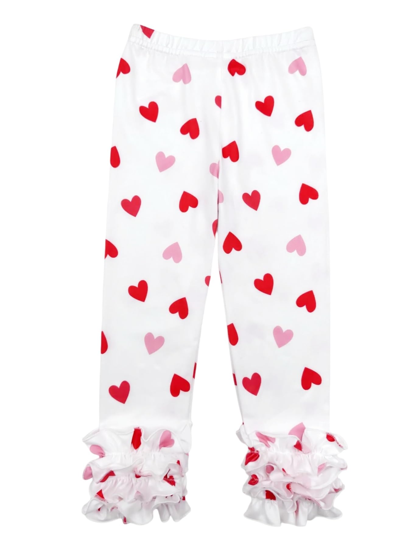 Bow Dream Baby Toddler and Little Girls Ruffle Leggings