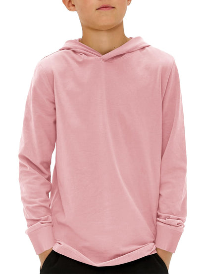 Haloumoning Boys Fashion Hoodies Kids Long Sleeve Hooded Sweatshirts 5-14 Years