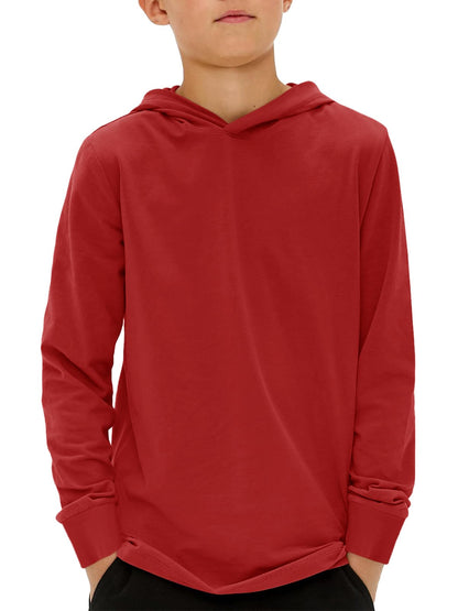Haloumoning Boys Fashion Hoodies Kids Long Sleeve Hooded Sweatshirts 5-14 Years