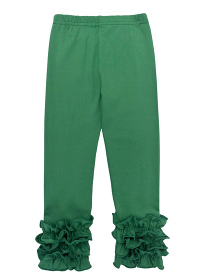 Bow Dream Baby Toddler and Little Girls Ruffle Leggings