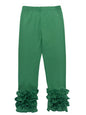 Bow Dream Baby Toddler and Little Girls Ruffle Leggings