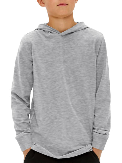 Haloumoning Boys Fashion Hoodies Kids Long Sleeve Hooded Sweatshirts 5-14 Years