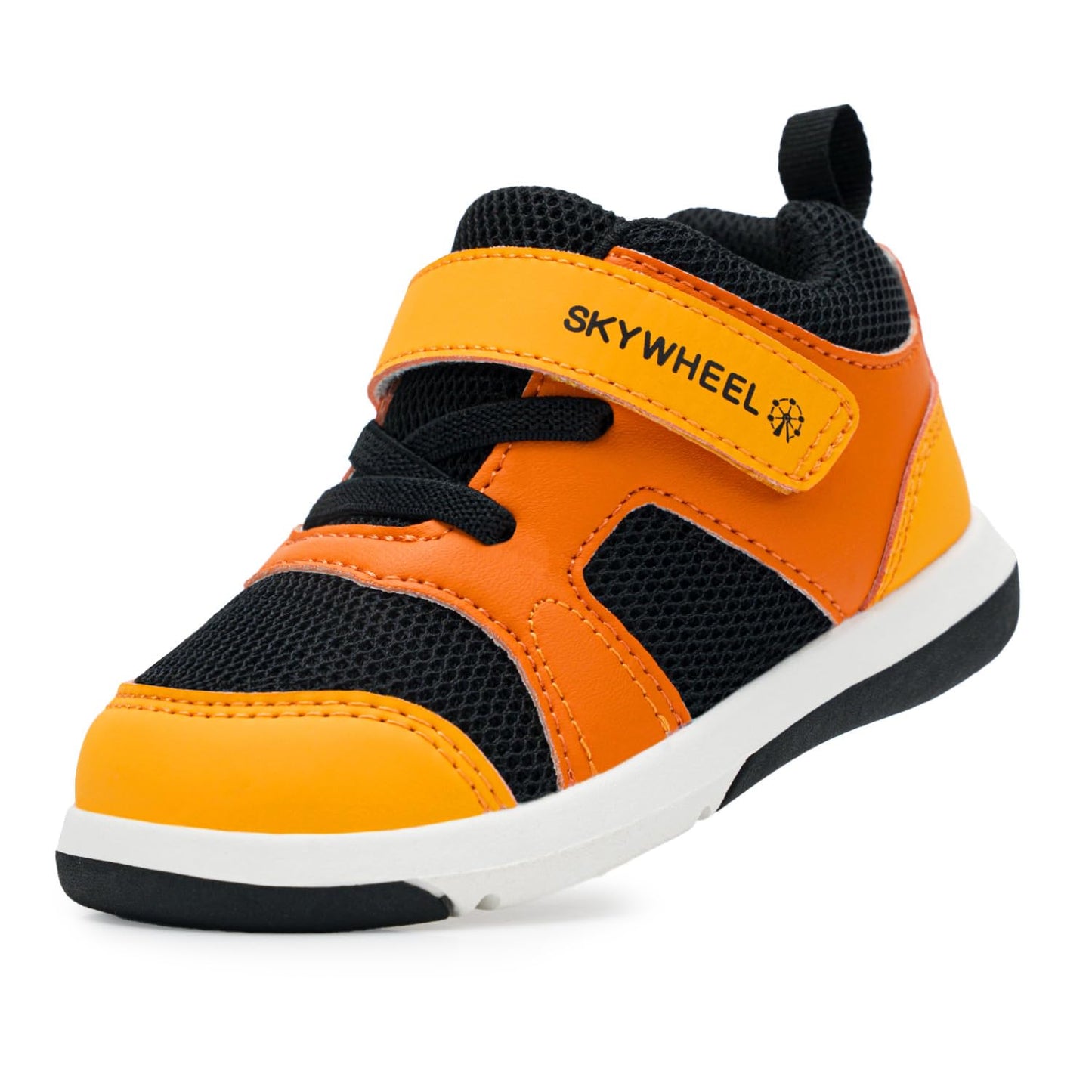 Toddler Boys High Top Sneakers with Wide Toe Box and Hook and Loop