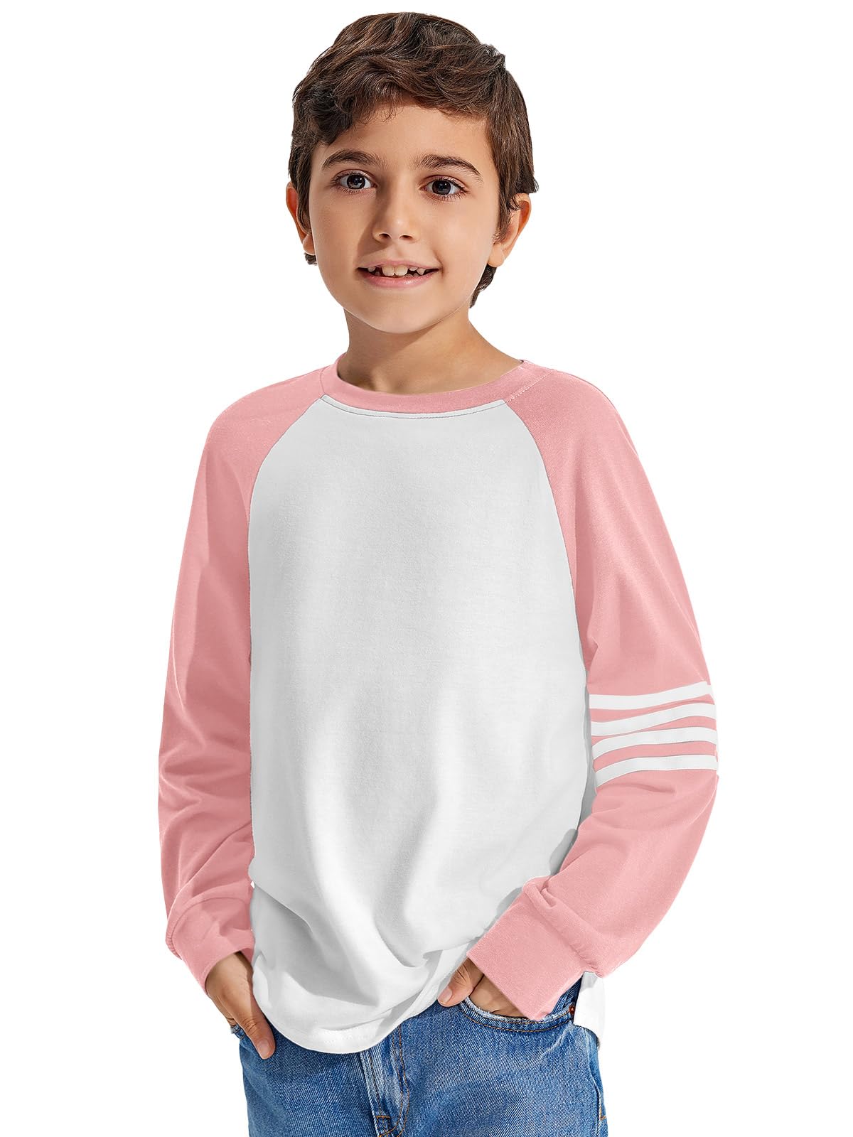 9-10 YearsWhite and Pink
