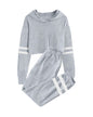 Meikulo Kids 2 Piece Outfits Girls Crop Tops Hoodies Long Sleeve Fashion Sweatshirts and Sweatpants