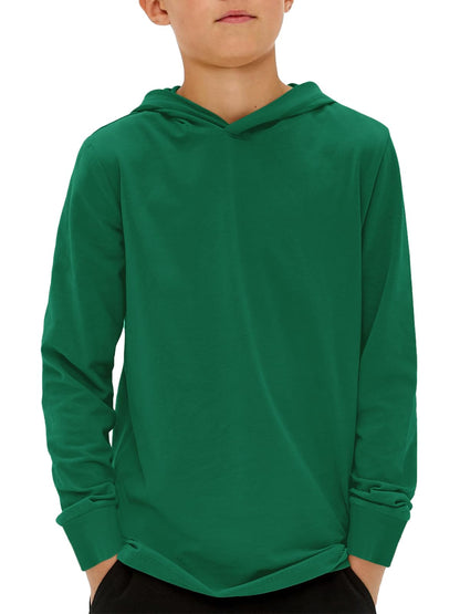 Haloumoning Boys Fashion Hoodies Kids Long Sleeve Hooded Sweatshirts 5-14 Years