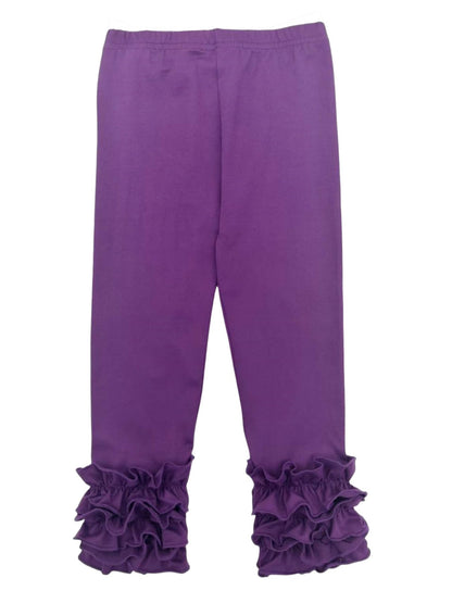 Bow Dream Baby Toddler and Little Girls Ruffle Leggings