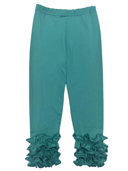 Bow Dream Baby Toddler and Little Girls Ruffle Leggings