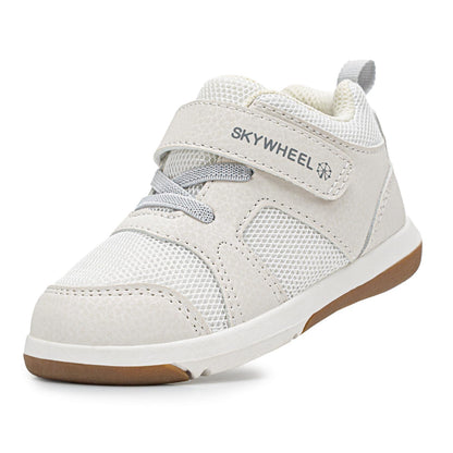 Toddler Boys High Top Sneakers with Wide Toe Box and Hook and Loop