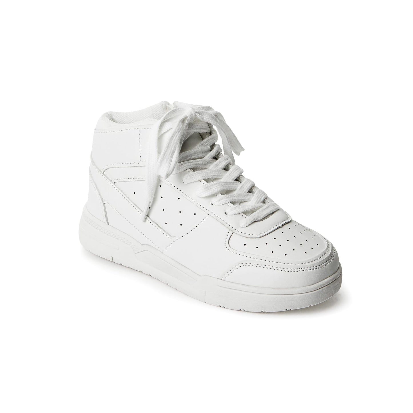 FabKids Girls' Vintage Tennis Shoes Classic Sneakers Breathable Non-Slip Athletic Shoes Cute Lace Up Casual Shoes for Kids
