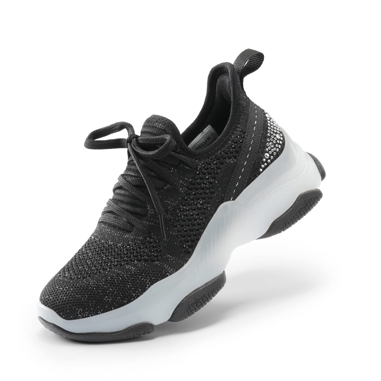 Girls Ombre Slip On Sneakers with Jelly Outsole and Chunky Heel