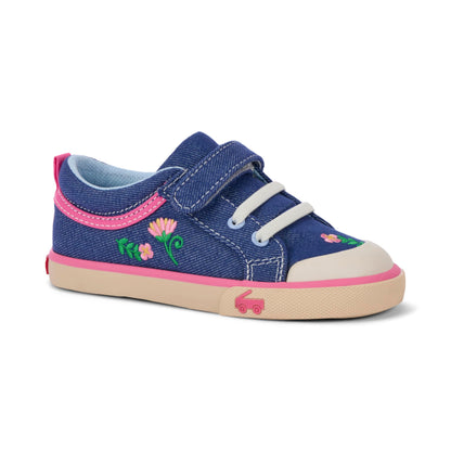 Kids Hook and Loop Sneakers with Rubber Toe Cap and APMA Acceptance