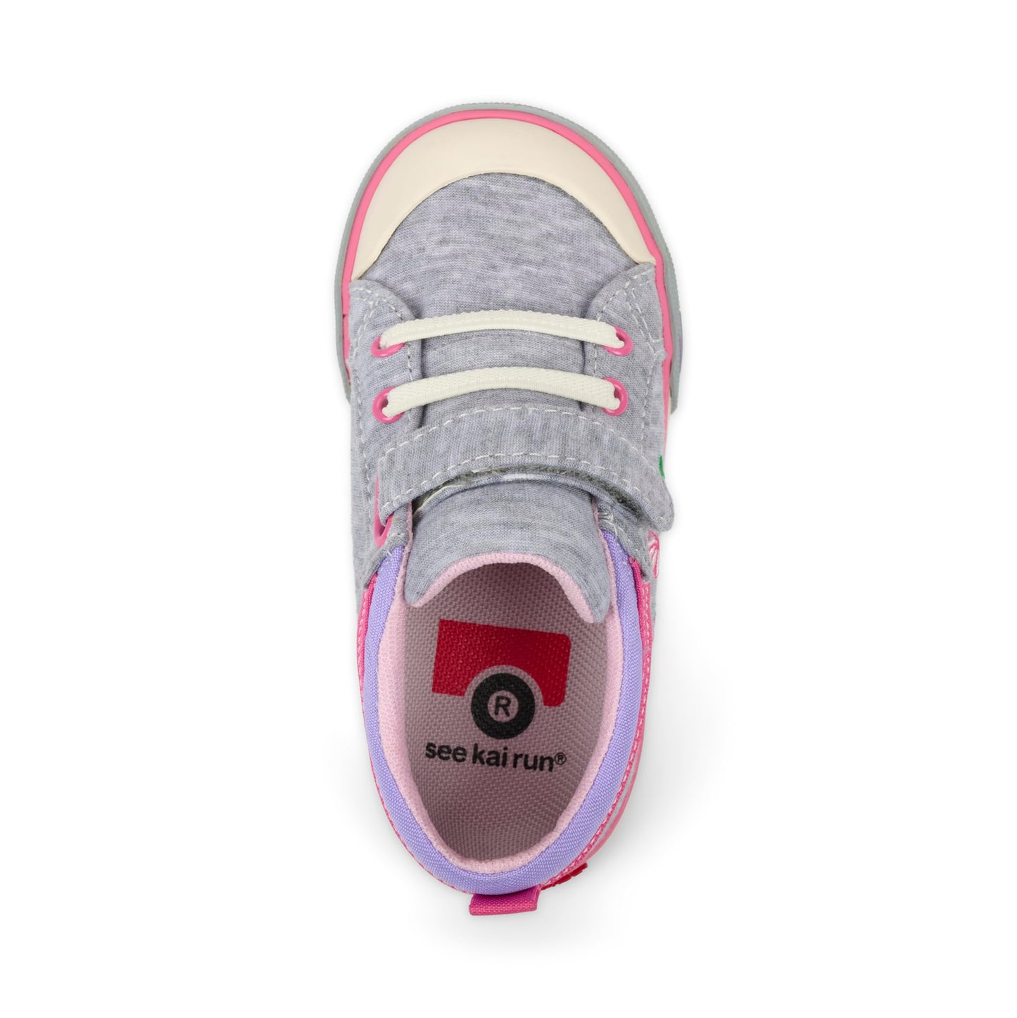 Kids Hook and Loop Sneakers with Rubber Toe Cap and APMA Acceptance