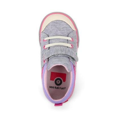 Kids Hook and Loop Sneakers with Rubber Toe Cap and APMA Acceptance