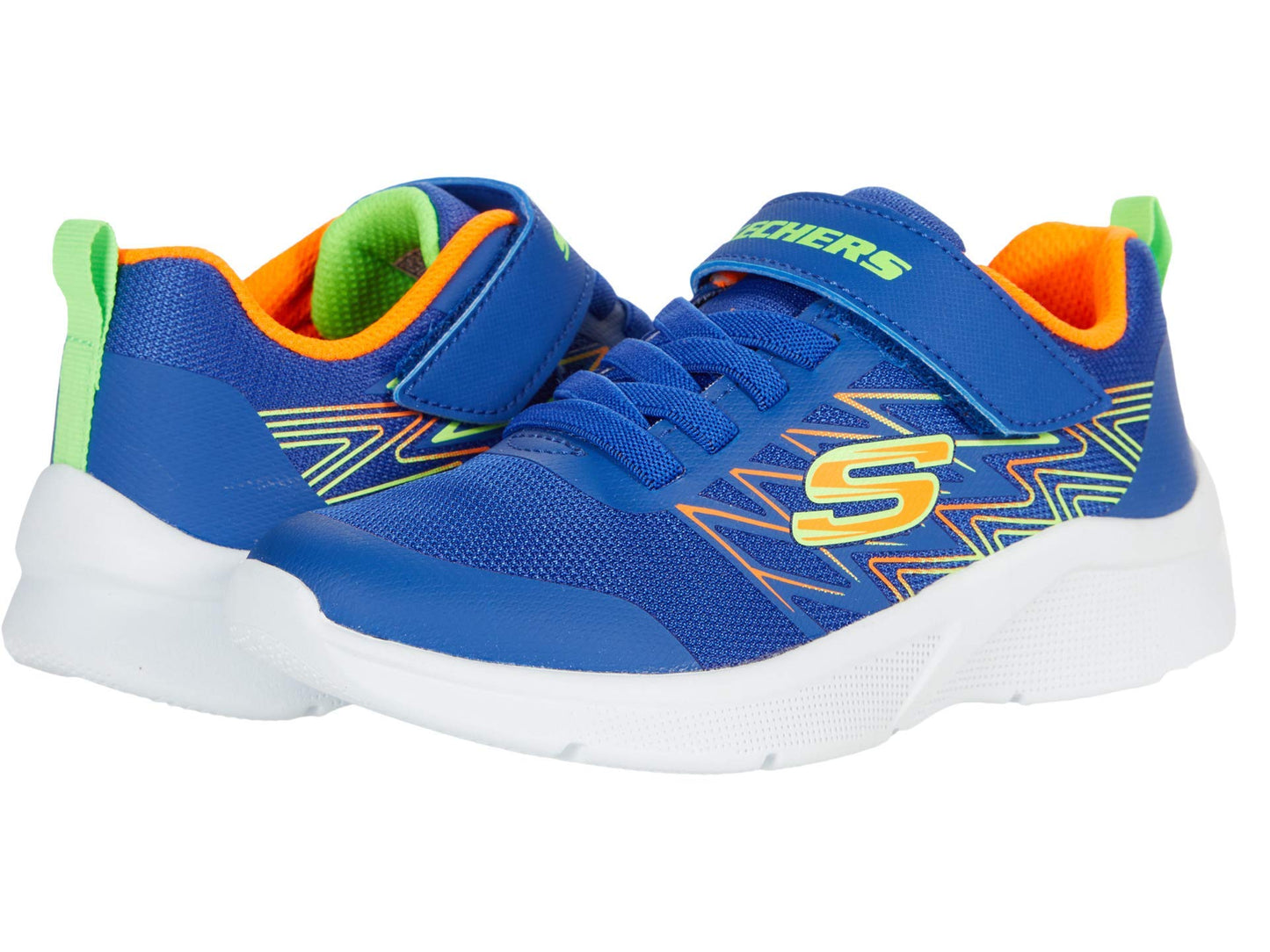 Kids Slip On Sneakers with Hook and Loop Strap and Washable Design
