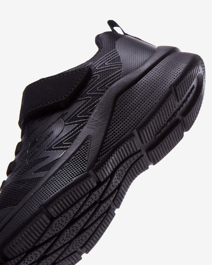 Kids Slip On Sneakers with Hook and Loop Strap and Washable Design