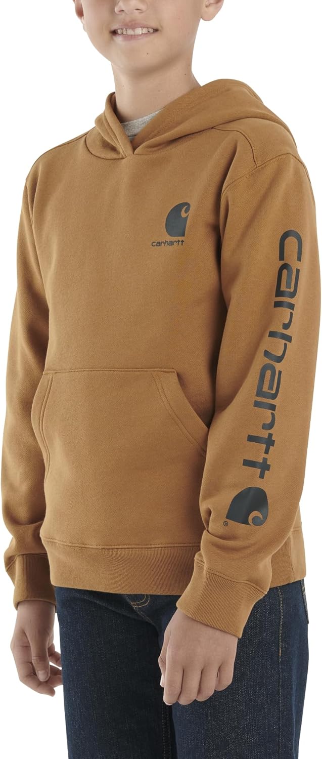 Carhartt Kid's CA6272 Long-Sleeve Graphic Sweatshirt - Boys