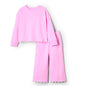 Amazon Essentials x Sofia Grainge Toddlers and Baby Girls' French Terry Pant and Top Set