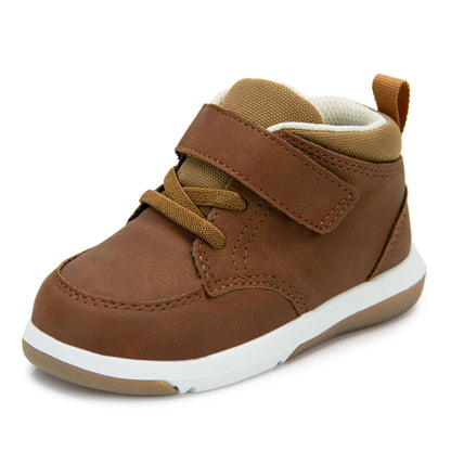 11 Wide Little KidBrown Boys Hight Top Shoes