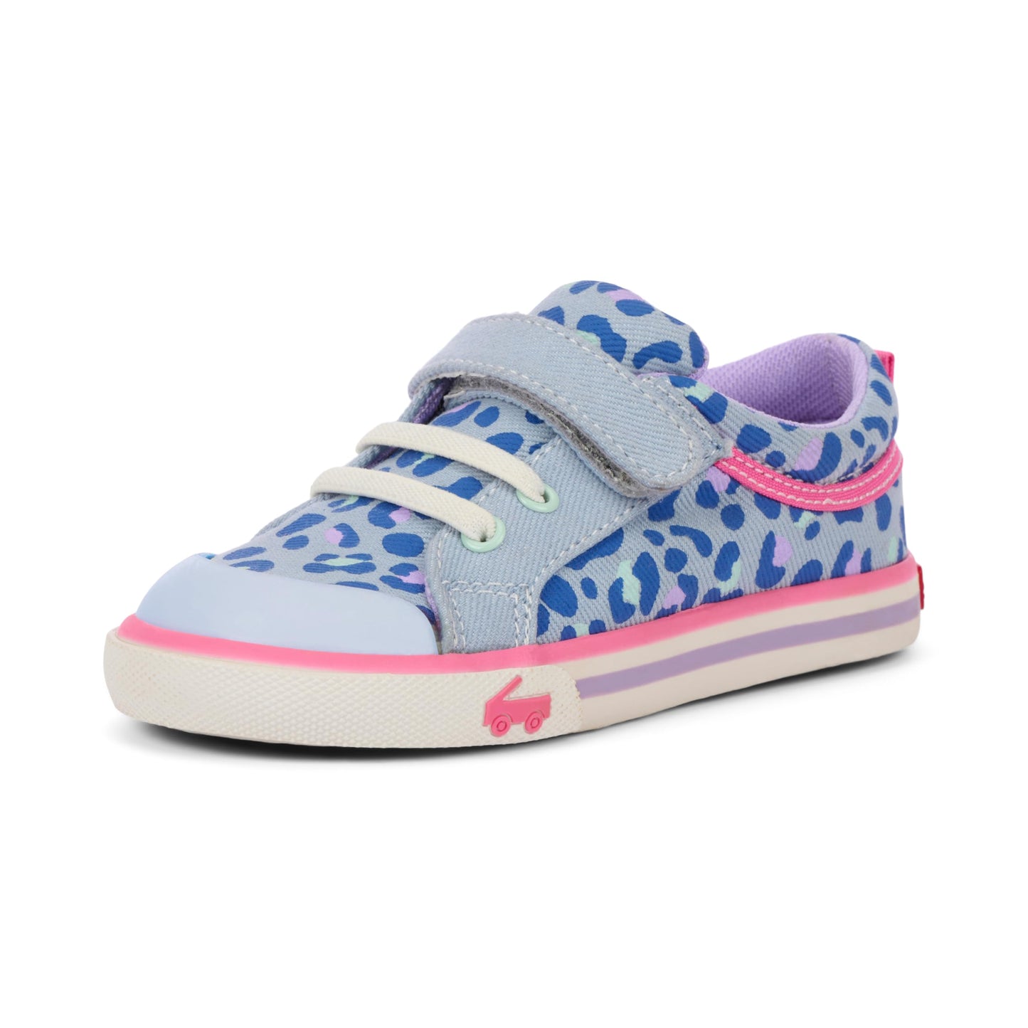Kids Hook and Loop Sneakers with Rubber Toe Cap and APMA Acceptance