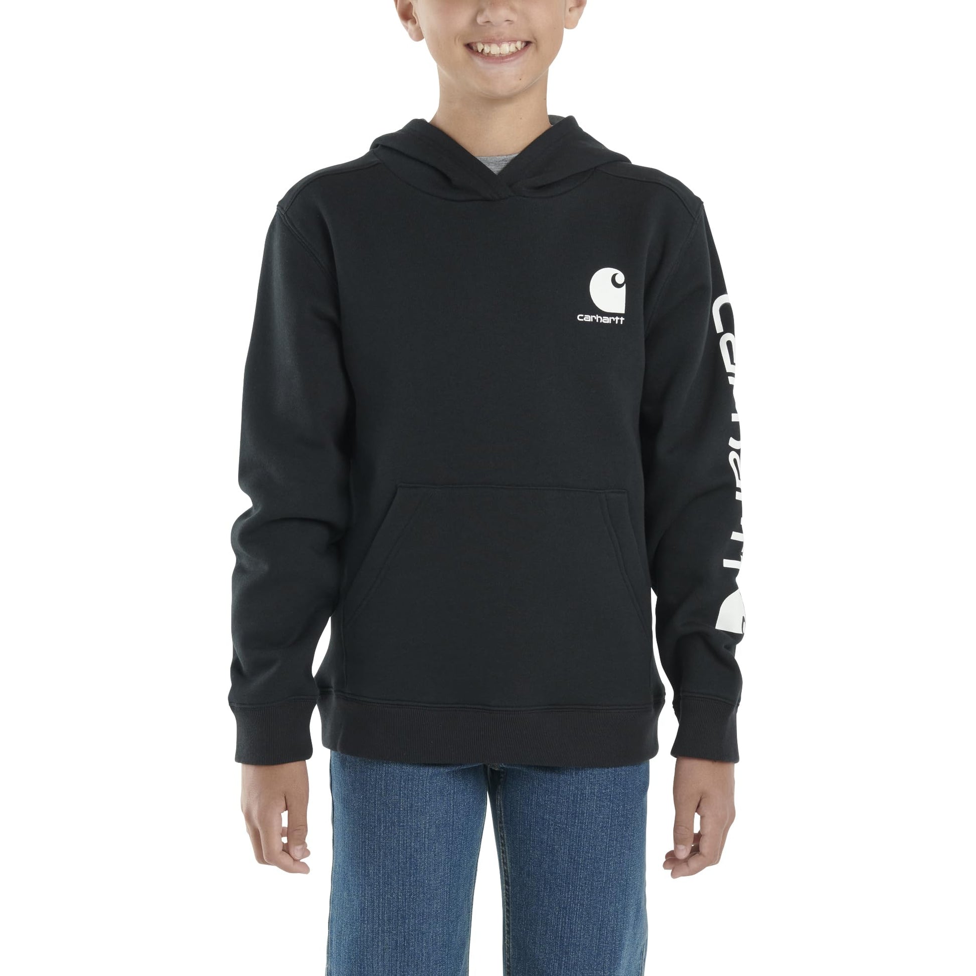 Carhartt Kid's CA6272 Long-Sleeve Graphic Sweatshirt - Boys