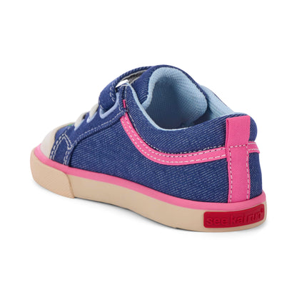 Kids Hook and Loop Sneakers with Rubber Toe Cap and APMA Acceptance