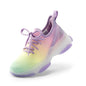 Girls Ombre Slip On Sneakers with Jelly Outsole and Chunky Heel