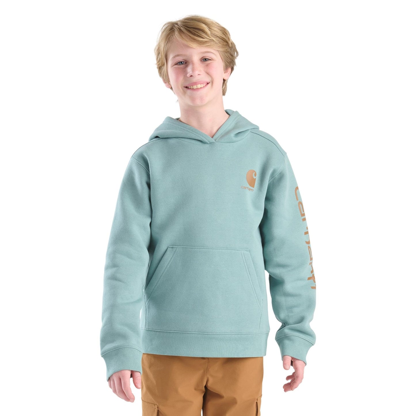Carhartt Kid's CA6272 Long-Sleeve Graphic Sweatshirt - Boys