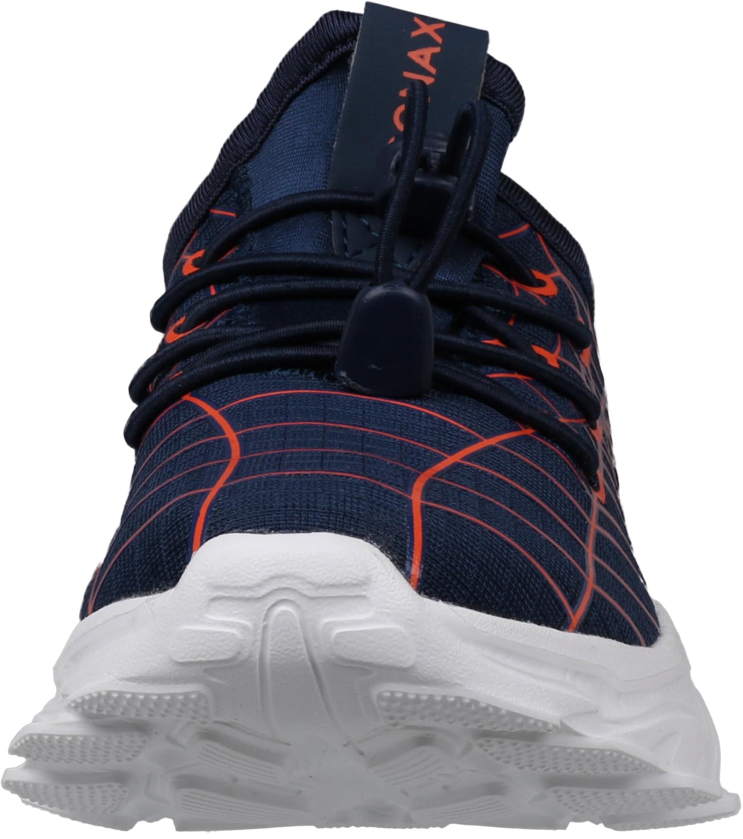 Kids Spider Web Sneakers with Bungee Lace and Adjustable Toggle