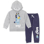 Bluey Fleece Pullover Hoodie and Pants Outfit Set Toddler to Little Kid Sizes (2T - 7-8)