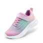 Kids Rainbow Ombre Running Shoes with Hook and Loop Strap