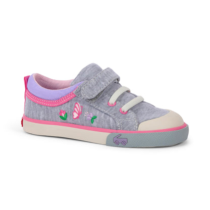 Kids Hook and Loop Sneakers with Rubber Toe Cap and APMA Acceptance