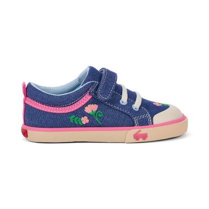 Kids Hook and Loop Sneakers with Rubber Toe Cap and APMA Acceptance