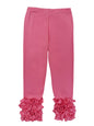 Bow Dream Baby Toddler and Little Girls Ruffle Leggings