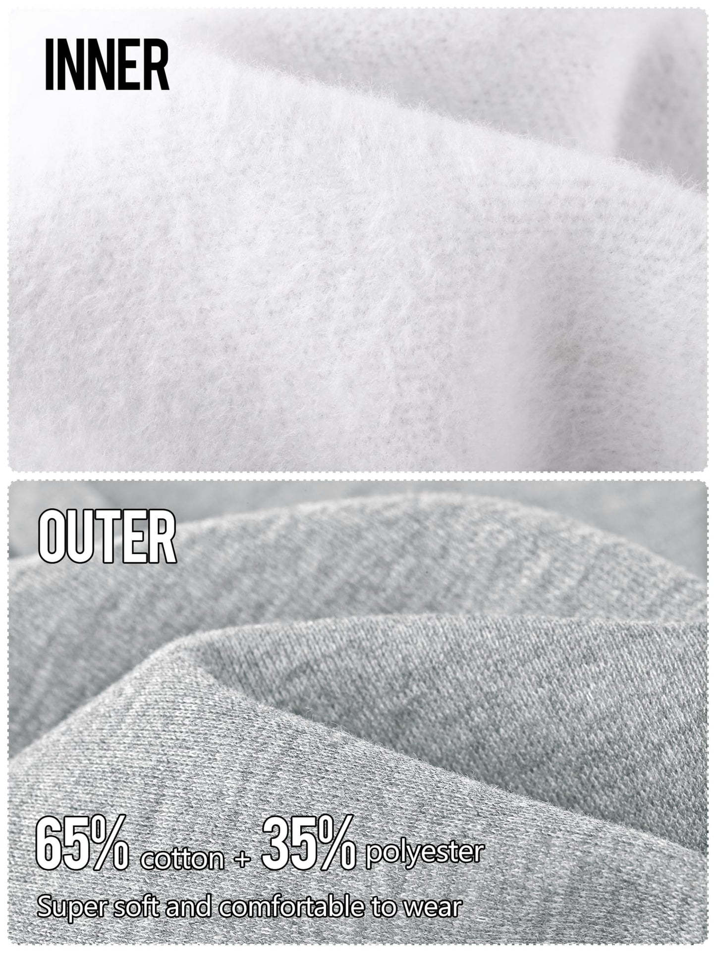 Toddler Boys Fleece Jogger Sweatpants with Drawstring 3 Pack