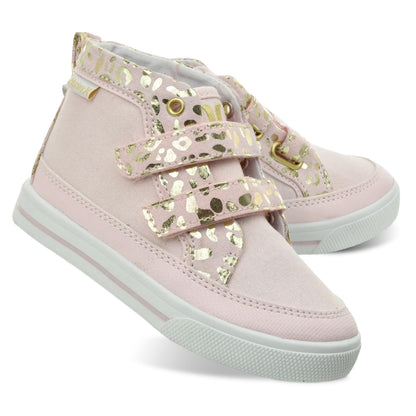 Hurley Kids Toddler and Little Kids Tedd Canvas Sneakers with Straps High Cut Skateboarding Shoes for Boys and Girls, Durable Shoes for School