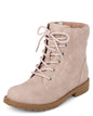 The Children's Place girls Girls Lace Up Combat Boots