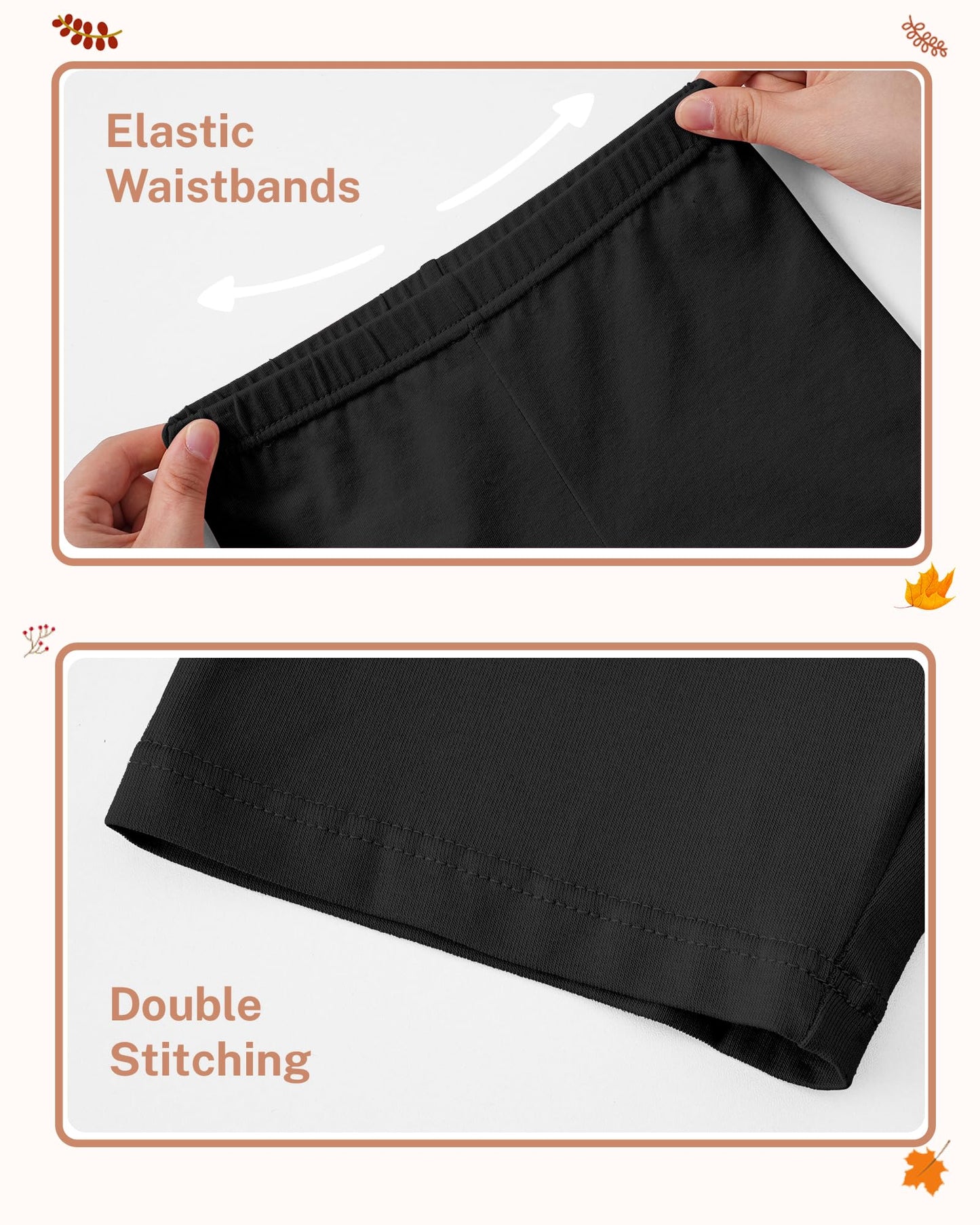 ZUEMET 3 Pack Baby Girls Bike Shorts Toddler Girl Athletic Dance Short Soft Cotton Summer Clothes Size 18M-5T