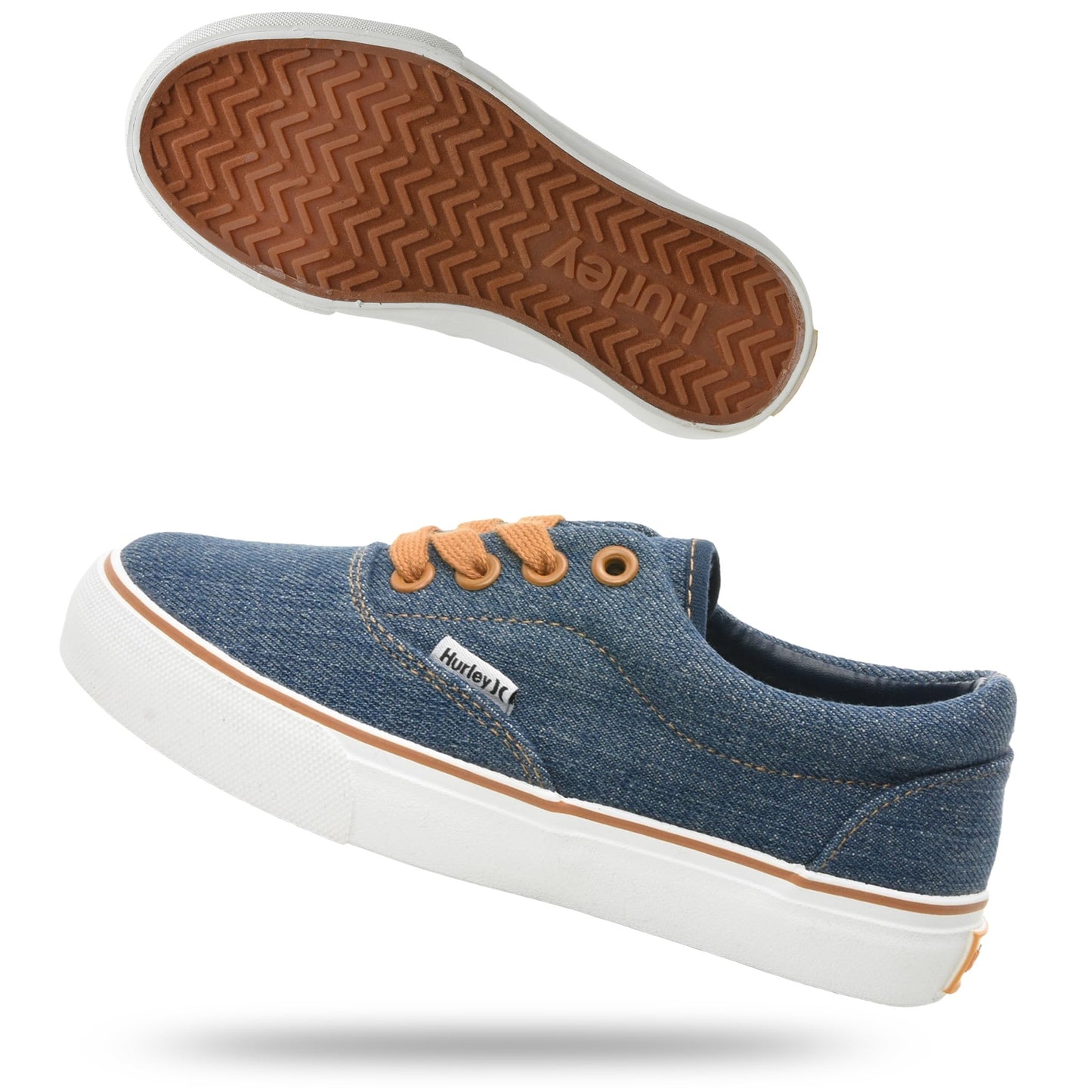Kids Canvas Lace Up Sneakers with Durable Rubber Sole for Daily Wear