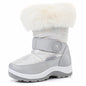 Apakowa Kids Girls Insulated Fur Winter Warm Snow Boots (Toddler/Little Kid)