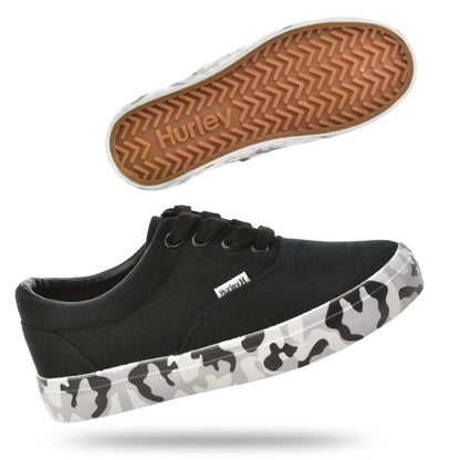 Kids Canvas Lace Up Sneakers with Durable Rubber Sole for Daily Wear